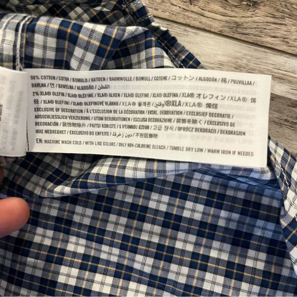 Abercrombie & Fitch Button Down Shirt Plaid Checkered Size XS Preppy Classic - Picture 5 of 7